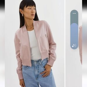 H&M Light Pink Bomber Jacket